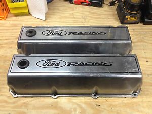 Used Ford Racing Aluminum Valve Covers Ford 460 V8 Engine Big Block