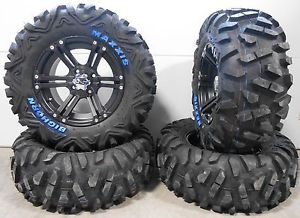 ITP SS212 14" Wheels Black 28" Bighorn Tires Polaris Ranger 900 XP