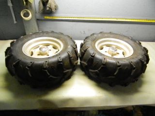 05 Yamaha YFM660 YFM 660 Grizzly ITP Front Wheels Rims and Mud Light Tires Set