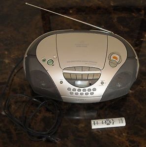 Sony CFD S300 CD Radio Cassette Boombox