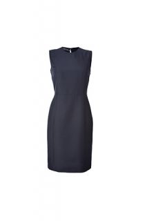 Night Blue Sleeveless Dress by CALVIN KLEIN COLLECTION