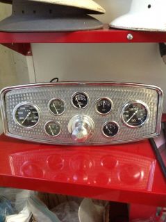 Vintage Stewart Warner SW Dash Auburn Gauge Panel 1932 1934 Hot Rod Scta