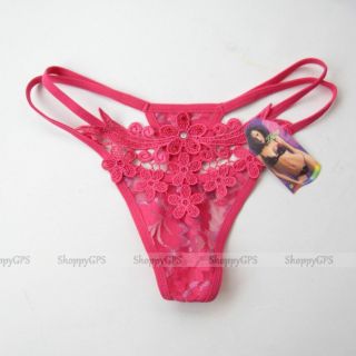 Hot Floral Sexy Lingeries Woman Thong Underwear Panties T Back G String