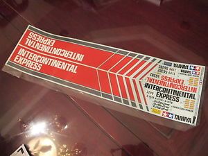 A Tamiya 1 14 Scale R C Box Semi Truck Trailer Tractor Container Decal Sticker