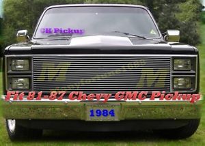 81 83 84 87 1987 1986 Chevy GMC Pickup C10 Silverado Truck Billet Grille 85 86