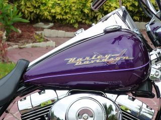 2000 Road King Customized Bagger RARE "Plum Crazy" Chromed Out EXC Condition