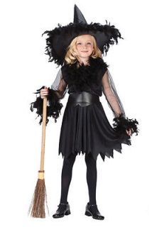 Trendy Feather Witch Child Halloween Costume