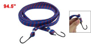 Blue Red Bungee Tie Down Flat Cords Tarp Straps Elastic 94 5" Long
