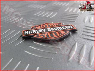 Harley Davidson Decal Badge Emblem Sticker Orange