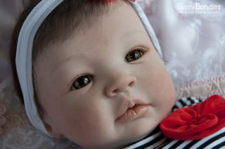 Reborn Shyann by Aleina Peterson Lovely Lifelike Baby Girl Doll Bitsy Bundles
