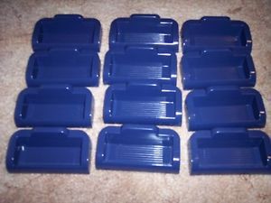 24 Rubber Maid Business Card Holders USA Card Tray Blue Business Card Holder Lot
