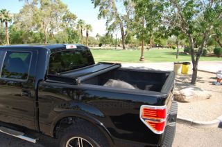 Ford F 150 5 5ft Short Bed Tri Fold Tonneau Cover 2009 2012 Truck Bed Cover
