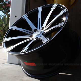 20 Staggered 5x114 3 Wheels Nissan 350Z 370Z G35 G37 Genesis Coupe Ford Mustang