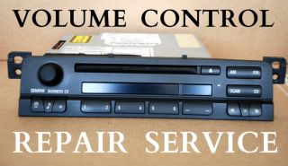 BMW E46 Business CD Player Radio Stereo Volume Control Button Repair Service