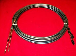 Pair of Yamaha 23' Outboard Motor Control Cables w Adapters