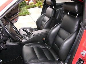 83 89 Nissan 300 ZX Z31 Genuine Leather Seat Covers Free Embroidery Top Stitched