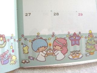 2014 Sanrio Little Twin Stars Schedule Organizer Monthly Planner Journal Diary