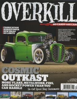 Overkill Magazine 2 Hot Rod Rat Custom Car Vintage Old School Gasser Model A