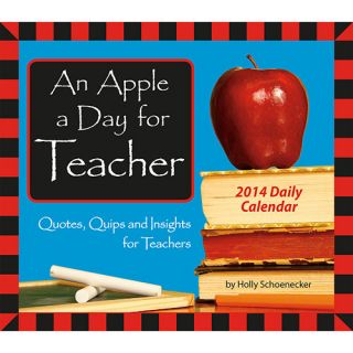 An Apple A Day for Teacher 2014 Desk Calendar