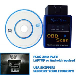 V1 5 ELM327 II OBD 2 Bluetooth Auto Car Diagnostic Interface Scanner for VW