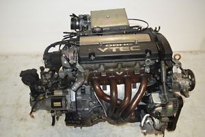 JDM 92 93 94 95 96 Honda Prelude Accord H22A Engine 5 SPD Trans ECU OBD1 F22 H23