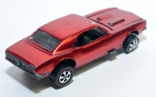 1967 Mattel Hot Wheels Custom Camaro Redline Red Line