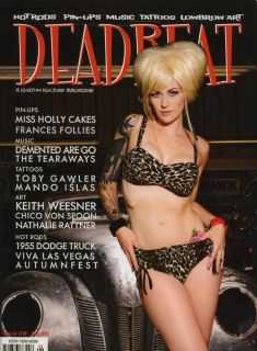 Deadbeat Magazine 22 Hot Rod Rat Pinup Deluxe Custom Rockabilly Tattoo Culture