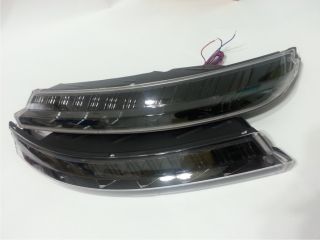Audi A6 S6 C6 Quattro LED Daytime Running Lights Bumper DRL Clear Lens