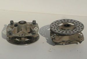 2001 Yamaha Warrior YFM 350 Front Hub with Brake Disc in Good Used Condition