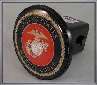 USA Marines USMC 2" Tow Hitch Receiver Cover Insert Plug for Most Truck SUV