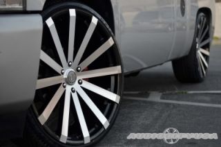 26" Velocity VW12 BM Concaved Wheels Rims for Chevy Tahoe Escalade Silverado RAM