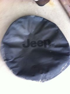2013 Jeep Wrangler Tire Cover Black Jeep Logo Mopar Genuine