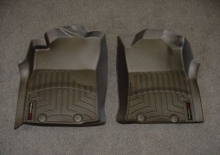 WeatherTech Digital Fit Black Front Floor Mats Liners 2012 Toyota Tacoma 444071
