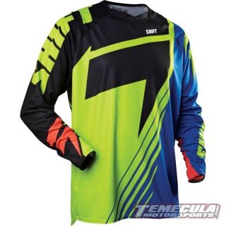 2013 Shift Racing Reed A1 Faction Le Jersey Pant MX Motorcross Gear Combo BL Yel