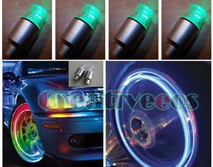 Tire Wheel Valve LED Flash Light