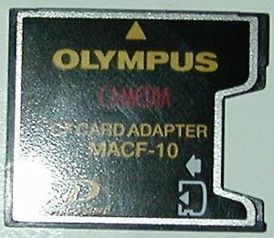 Olympus Digital Camera Macf 10 Macf 10U Camedia CF Card Adapter XD