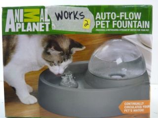 Animal Planet Auto Flow Pet Fountain Cat Dog Water Bowl