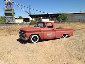 1963 Chevy C10 Short Bed Rat Rod Shop Truck Air Ride Patina from California