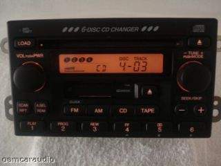 03 04 05 06 Honda CR V Radio Stereo 6 Disc Changer CD Player Am FM Factory