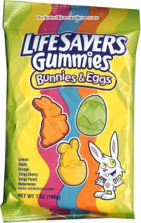 Bag of Lifesavers Gummies Bunnies Eggs