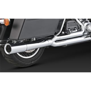 Vance Hines 17539 Pro Head Pipe Chrome Set for Harley Davidson 2009 Touring