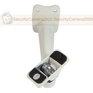 White Wall Mount Metal Bracket for CCTV Camera