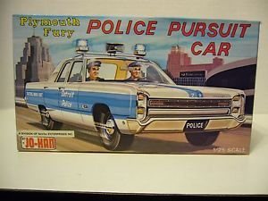 Plymouth Fury Police Car Model Kit Jo Han