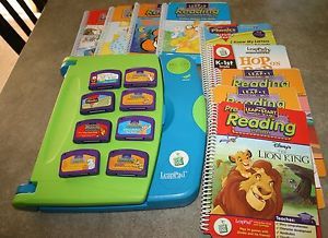 Leap Frog LeapPad Learning System w Books Cartridges
