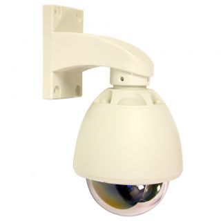 700TVL 12x Indoor Outdoor Pan Tilt Zoom Security Camera with ABS Housing