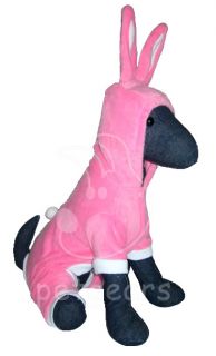 Pet Dog Cat Bunny Rabbit Halloween Costume Pink Small Apparel Size 10 12 14 18