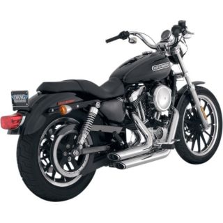 Vance Hines Shortshots Staggered Exhaust System Chrome 17219 Harley Davidson