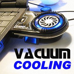 Notebook Laptop Vacuum USB Case Cooling Fan Cooler Pad