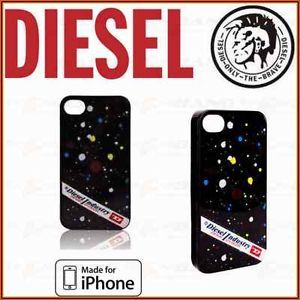 Apple iPhone 4 4S Custodia Cover Case Diesel Originale Nero Snap Universe H3844