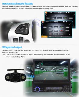 HD 7" 1 DIN in Dash Touch Screen Car DVD Player Auto Audio Stereo Video Units